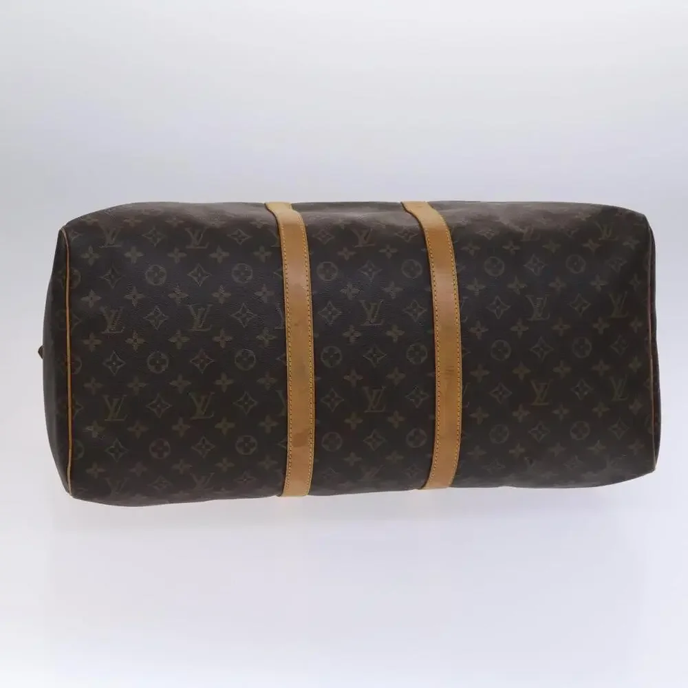 LOUIS VUITTON Monogram Keepall 55 Boston Bag M41424